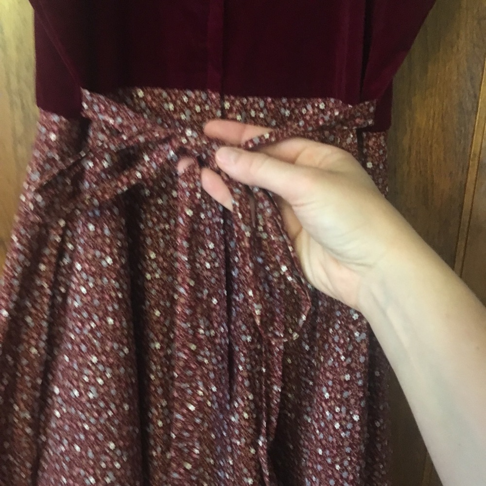 Vintage Gunne Sax Jessica McClintock Prairie Dress - Picture 7 of 8